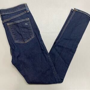 Rag & Bone Denim Blue Jeans Harrow Skinny Pants Dark Wash Womens Size 28